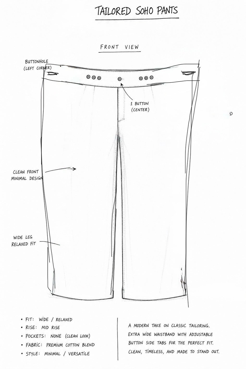 Tailored Soho Pants