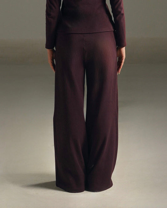 Burgundy Wide Leg | Matching Separates