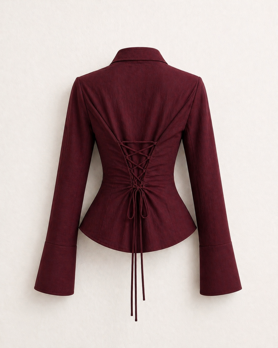Burgundy Wine Button Down