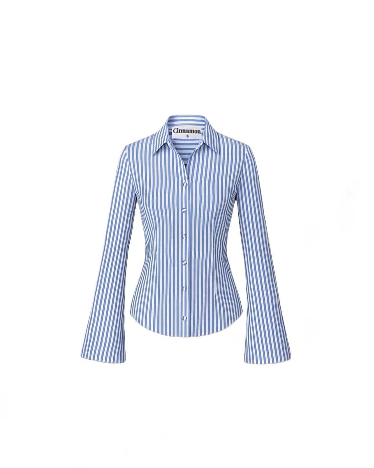 Classic Blue Fitted Button Down